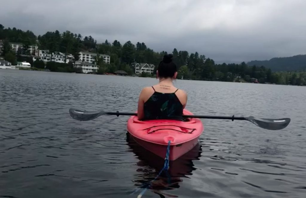 Kayaking Mirror Lake Lake Placid