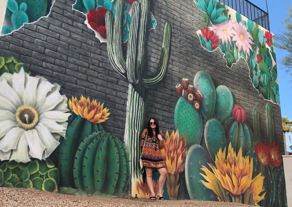 Phoenix street art wall mural